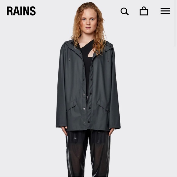 Unisex RAINS rain coat size s/m - Picture 2 of 8